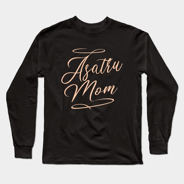 Asatru Mom Long Sleeve T-Shirt by FlyingWhale369